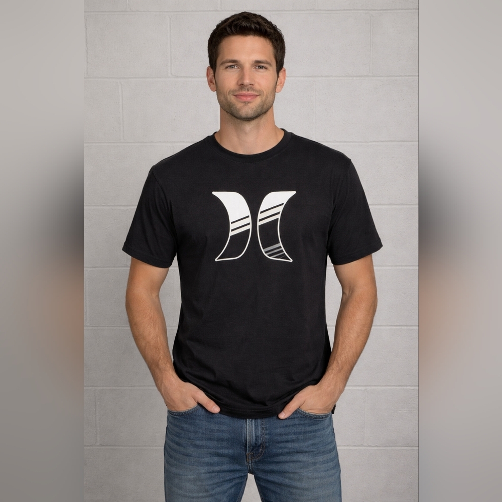 Hurley Dark Gray Cotton Tee